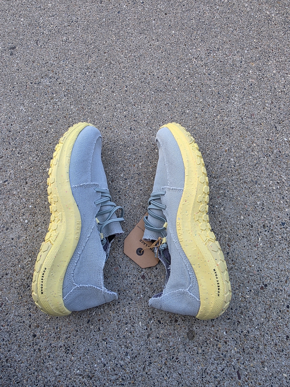 Halo Eco Lite Men’s Casual Sneakers - Light Blue with Yellow Sole Men Size 10 - Picture 12 of 14